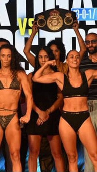 Instagram post by @tdvboxing for Step One. Caption reads: Weigh in ✔️ 
Wearing @stepone.life 🩲 
Tomorrow....