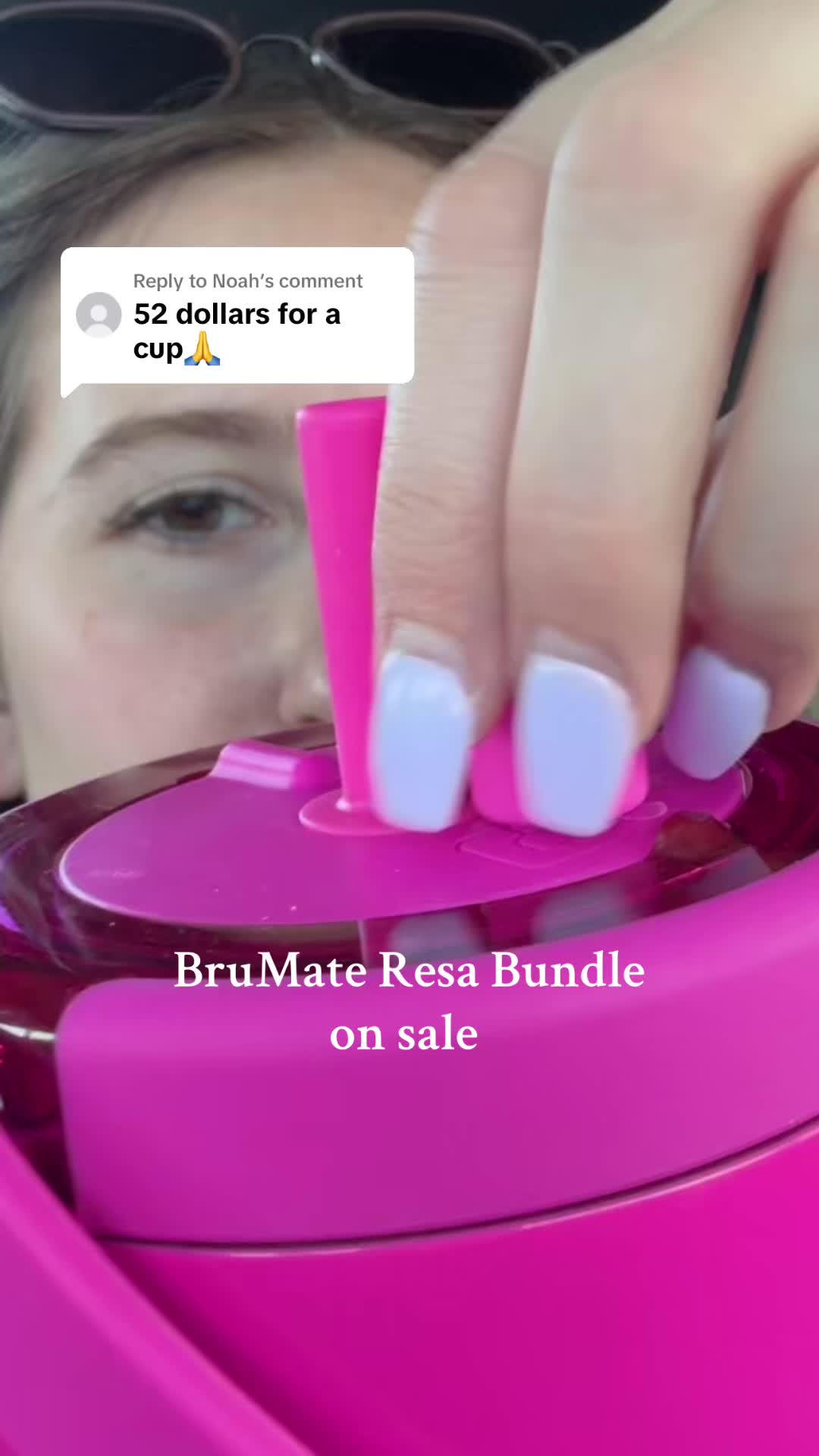 TikTok post by @raisingbabyt for BruMate. Caption reads: [...] resa bundle is on sale! #brumate....