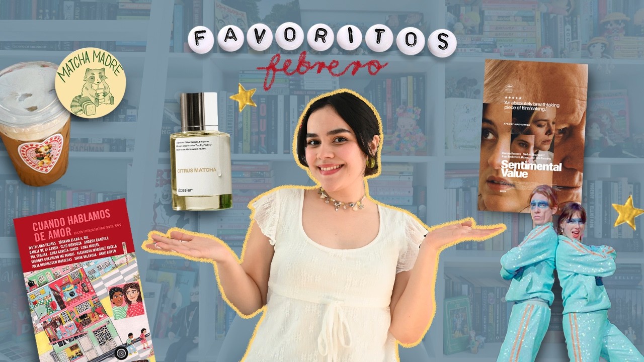 YouTube post by @melybee for Pufino. Caption reads: ☕My favorites of the month⭐ FEBRUARY.