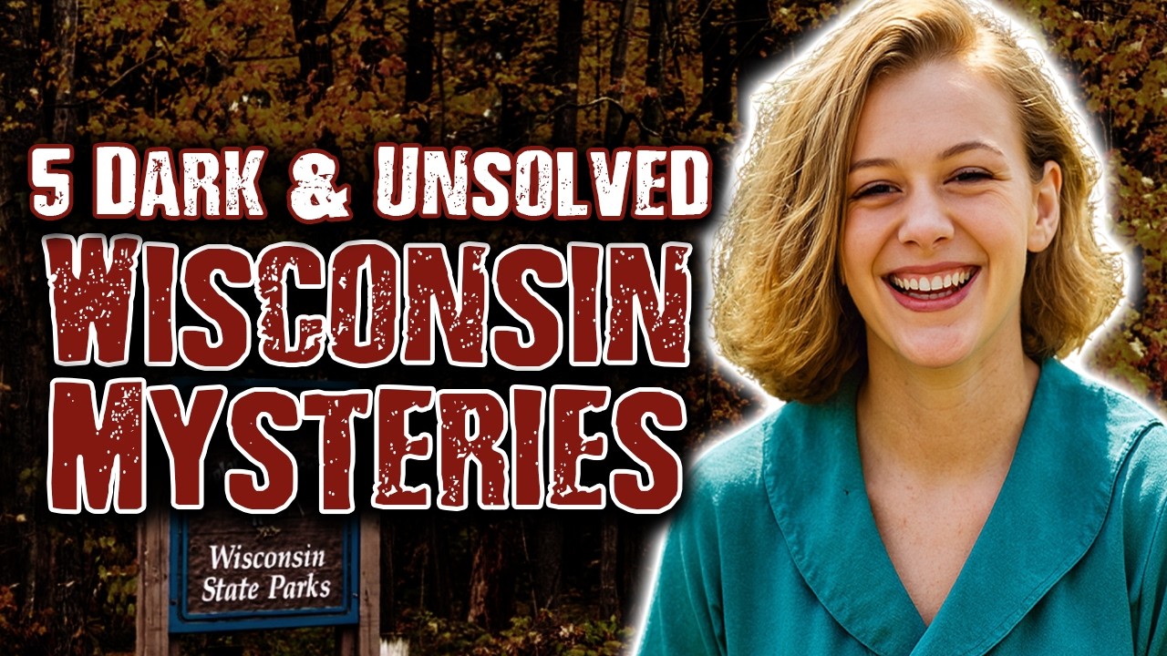YouTube post by @ScaryMysteries for GhostBed. Caption reads: The Most DARK & MYSTERIOUS Cases From Wisconsin.