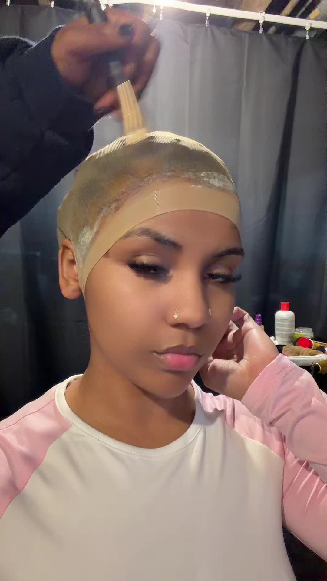 TikTok post by @bubbless633 for Sterly Hair. Caption reads: [...] color ? #fypシ゚viral #hairtransition....
