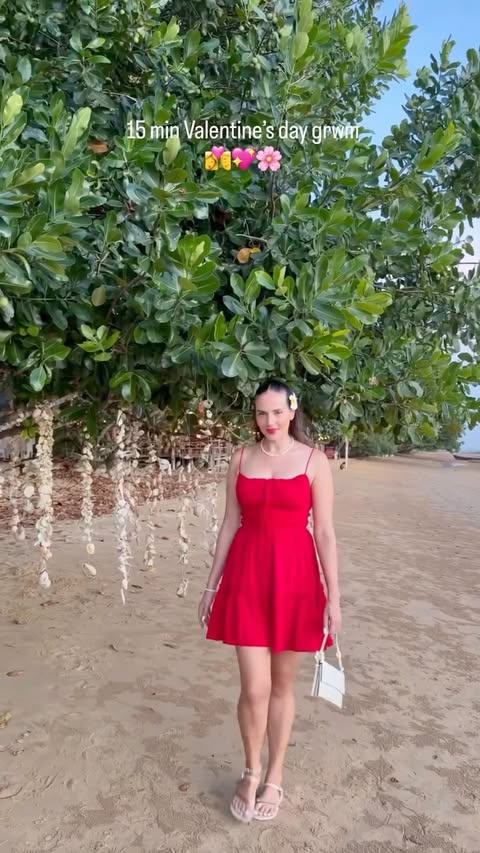 Instagram post by @makeup.by.asta for Catrice Cosmetics. Caption reads: Valentine’s Day prep- Thailand edition 💄🌴 with....