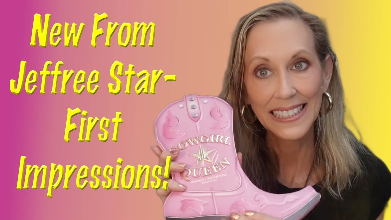YouTube post by @FabulousLife101 for Jeffree Star Cosmetics. Caption reads: New from Jeffree Star – First Impressions Cowgirl....