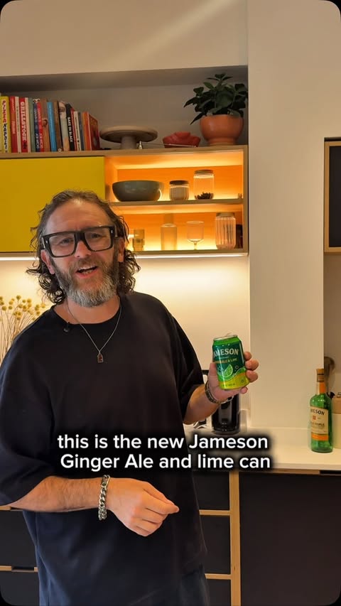 Instagram post by @mattyfwhite for Jameson Irish Whiskey. Caption reads: Matchday routine, upgraded. Ice-cold, zero effort,....