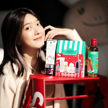 Instagram post by @purepwr.g for Kiehl's Thailand. Caption reads: [...] #รักใครให้คีลส์ #KiehlsThailand.