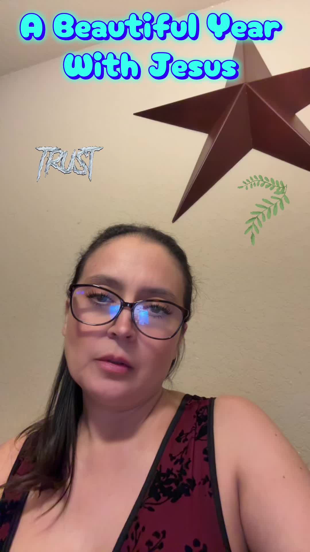TikTok post by @alicep1414 for Alabaster Co. Caption reads: A Beautiful Year With Jesus trust in him. #fyp....