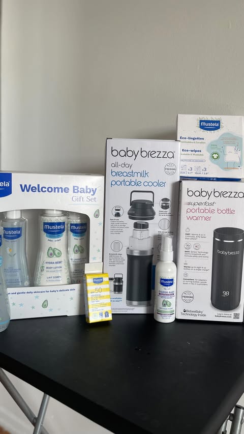 Instagram post by @rubiii_ram for Baby Brezza. Caption reads: [...] family have been such a blessing but....
