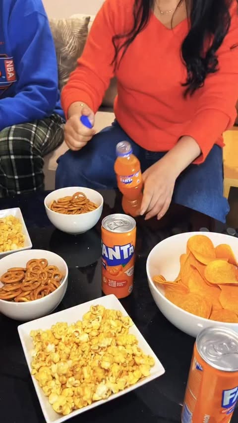 Instagram post by @hibaghassani for Fanta New Zealand. Caption reads: Level up your snack game with Fanta 🍊🎮 What's....