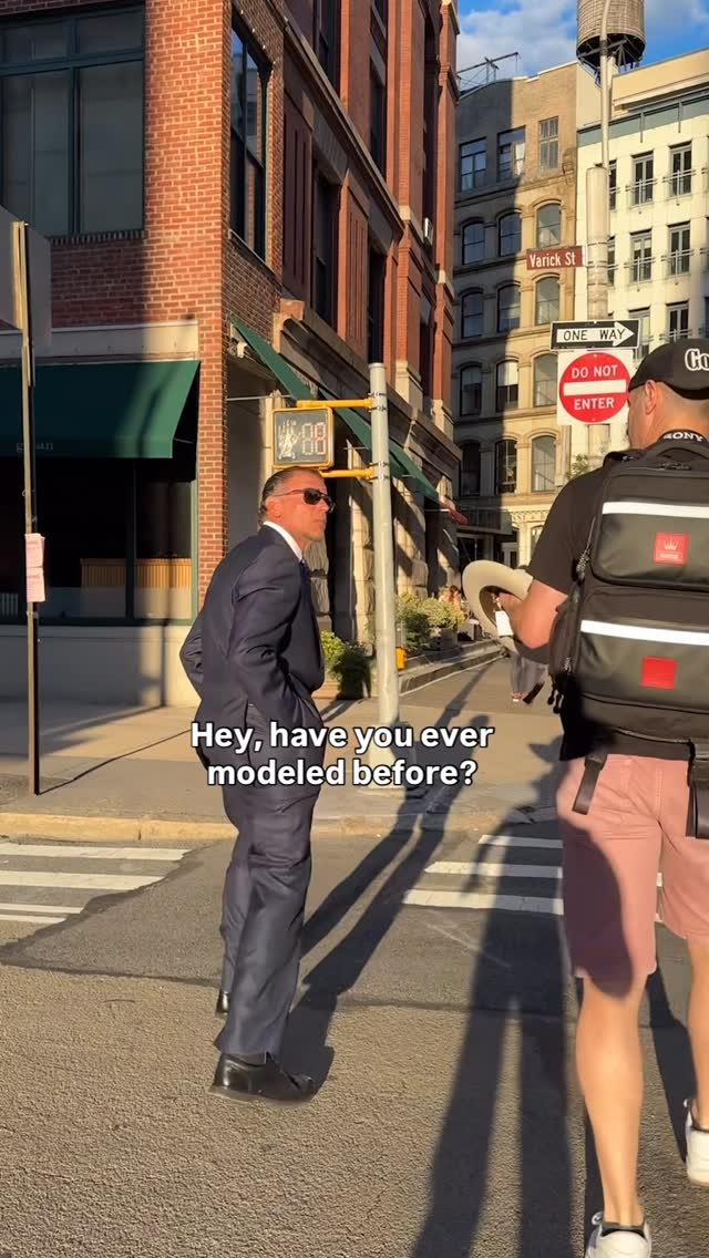 Instagram post by @mrnycsubway for Goorin Bros.. Caption reads: When I saw stranger @thegeorgeschroeder wearing a....