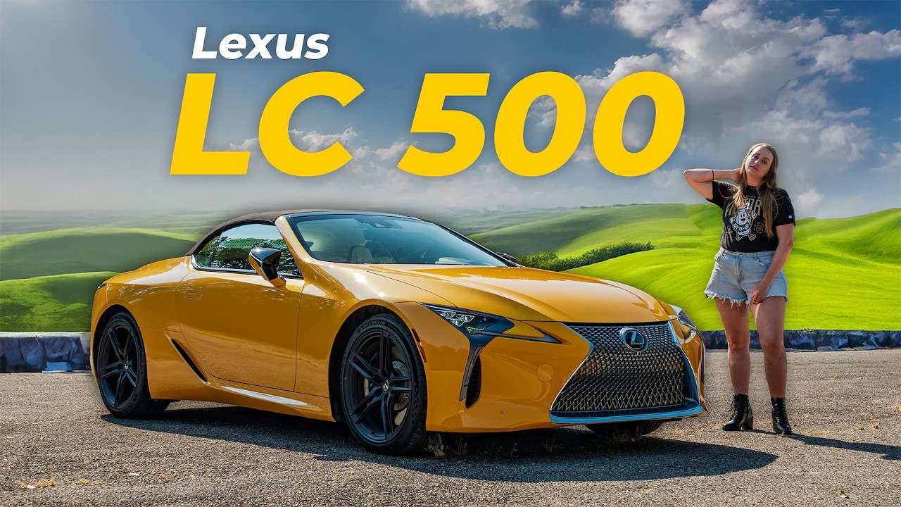 YouTube post by @AlanisKing for Homefield Apparel. Caption reads: Lexus LC 500: The Drive of a Lifetime.