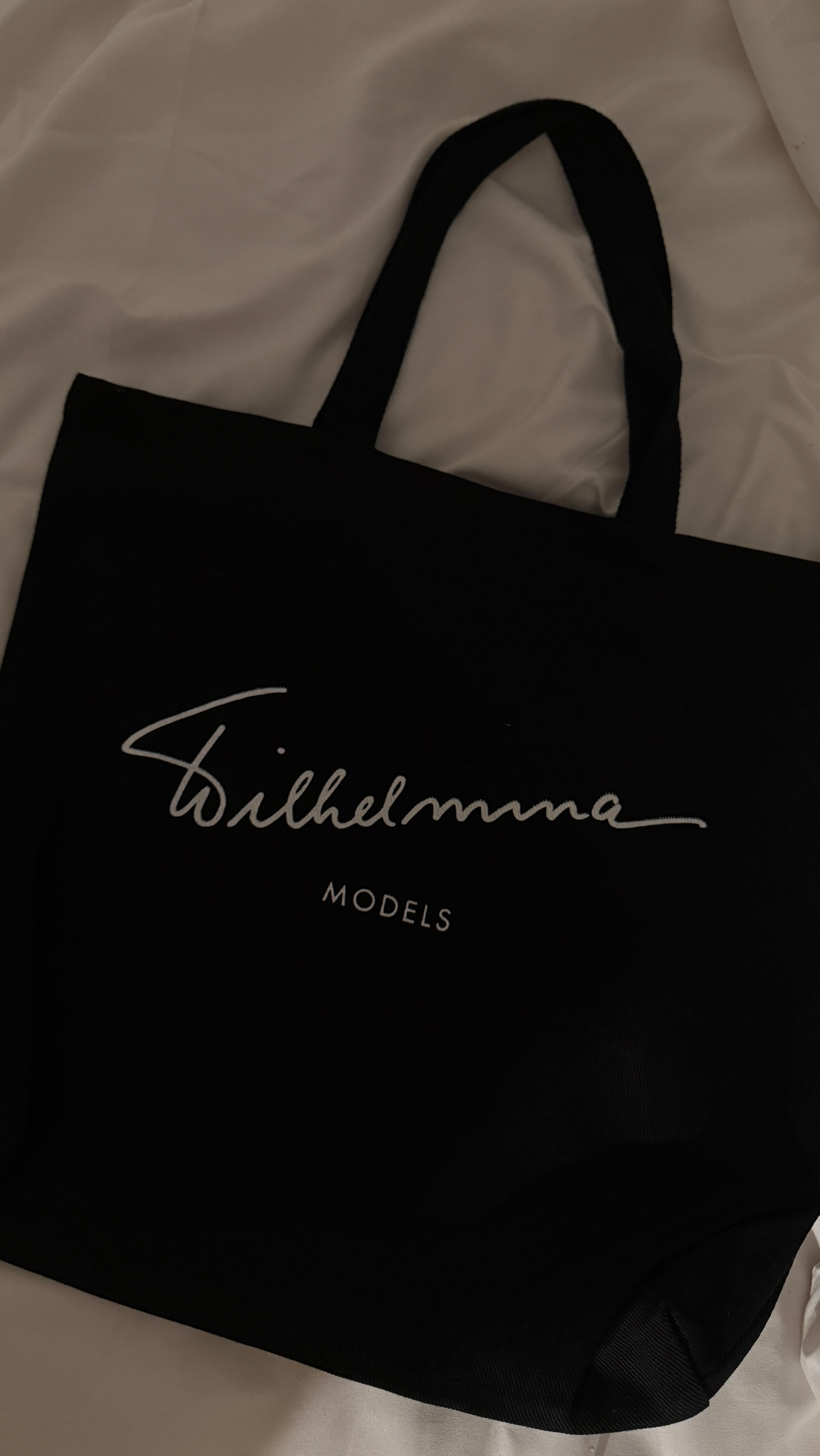 Instagram post by @toeisupicha for WILHELMINA. Caption reads: This is what I received from @wilhelminamodels....