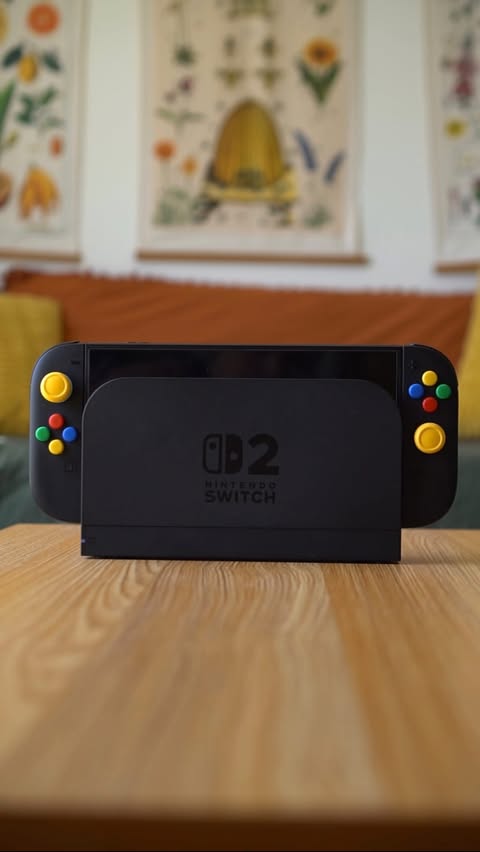 Instagram post by @gaminginyellow for Lexar. Caption reads: [...] the Nintendo Switch 2, Made Better with....