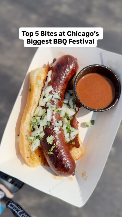 Instagram post by @foodbeast for KING'S HAWAIIAN. Caption reads: What’s the best BBQ at this year’s Windy City....