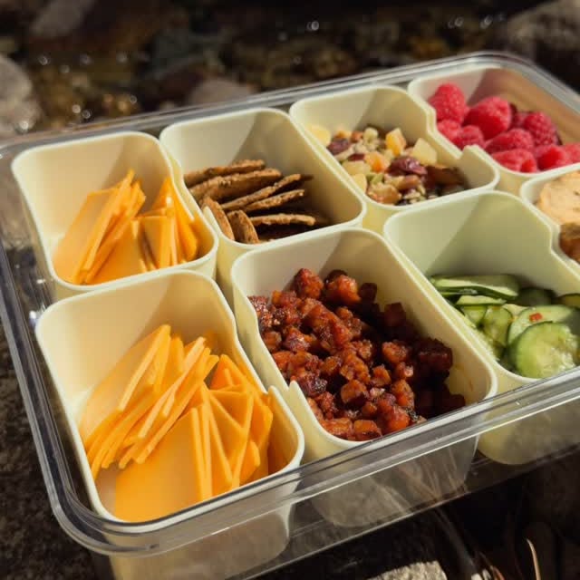 Instagram post by @vegscratchkitchen for Follow Your Heart. Caption reads: #ad Nature is always better with food, and that’s....