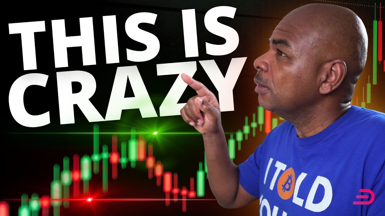 YouTube post by @davincij15 for OpenSea. Caption reads: Bitcoin! This is crazy......