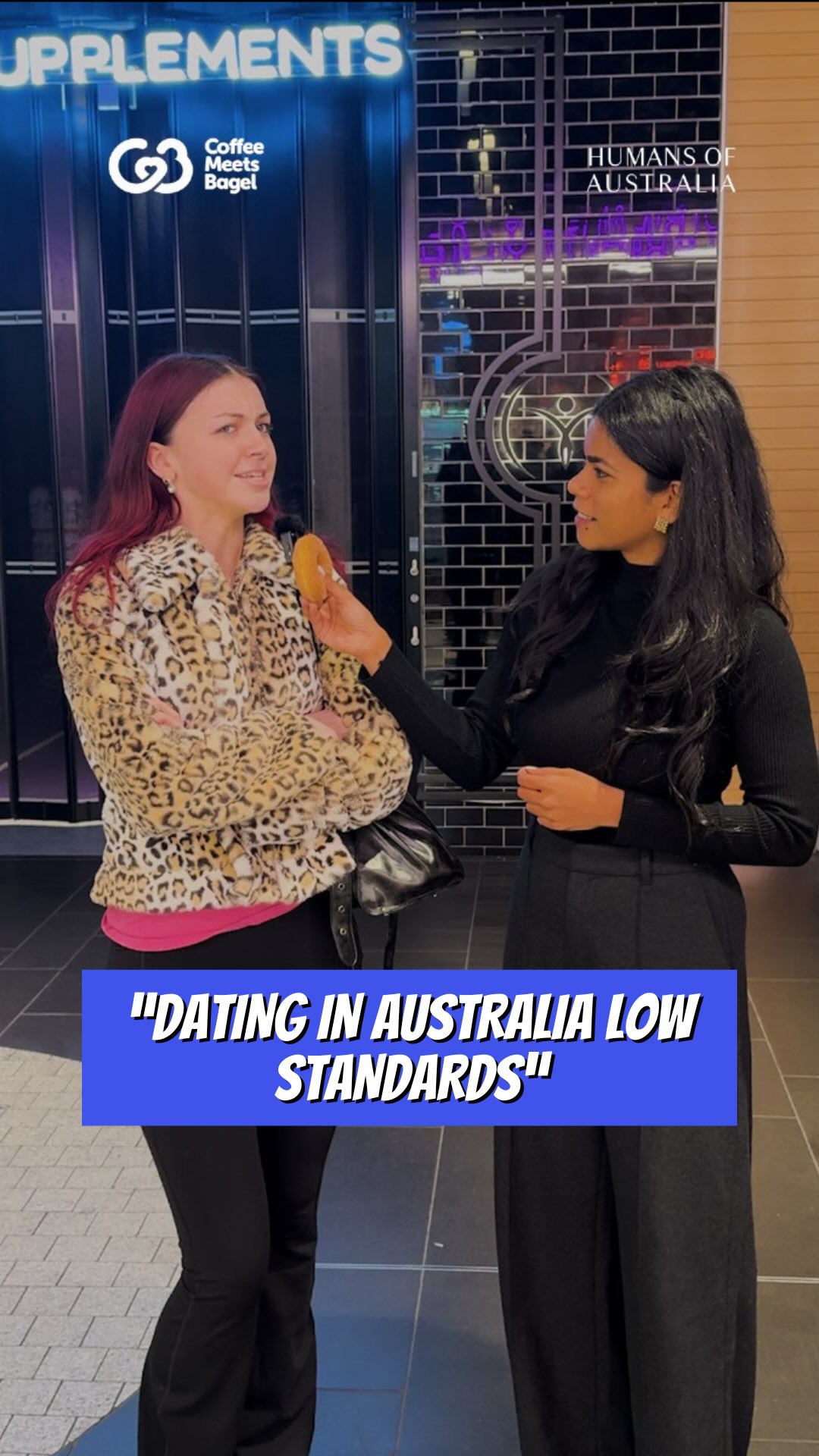 Instagram post by @humansofaustraliaaa for Coffee Meets Bagel. Caption reads: What’s one effort someone made that really....