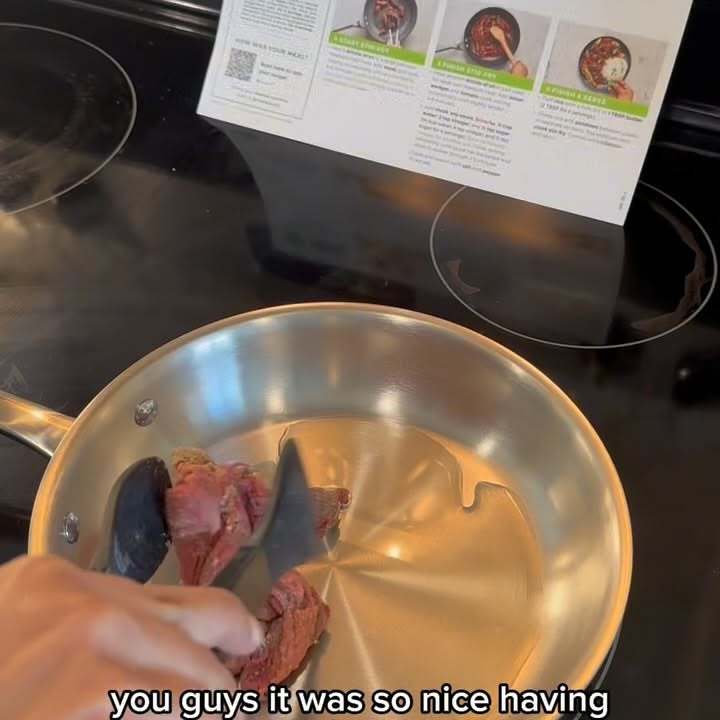 Instagram post by @jeffandsophi for HelloFresh. Caption reads: Hold on, did I just unlock a new talent…? 👀😂....