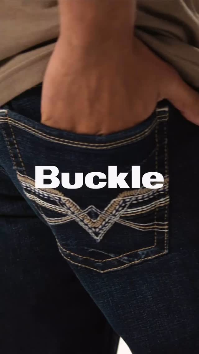 Instagram post by @domfenison for Buckle. Caption reads: New ad for @buckle jeans 👖💯.