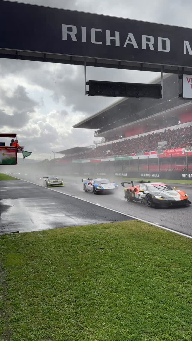 Instagram post by @petrol_ped for Ferrari. Caption reads: Racing in the Rain takes Bottle 😮

@ferrariuk....