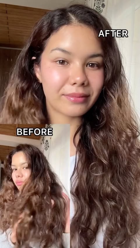 Instagram post by @aunadinephanbuh for Livon. Caption reads: #AD Good hair days made simple Livon Hyaluron....