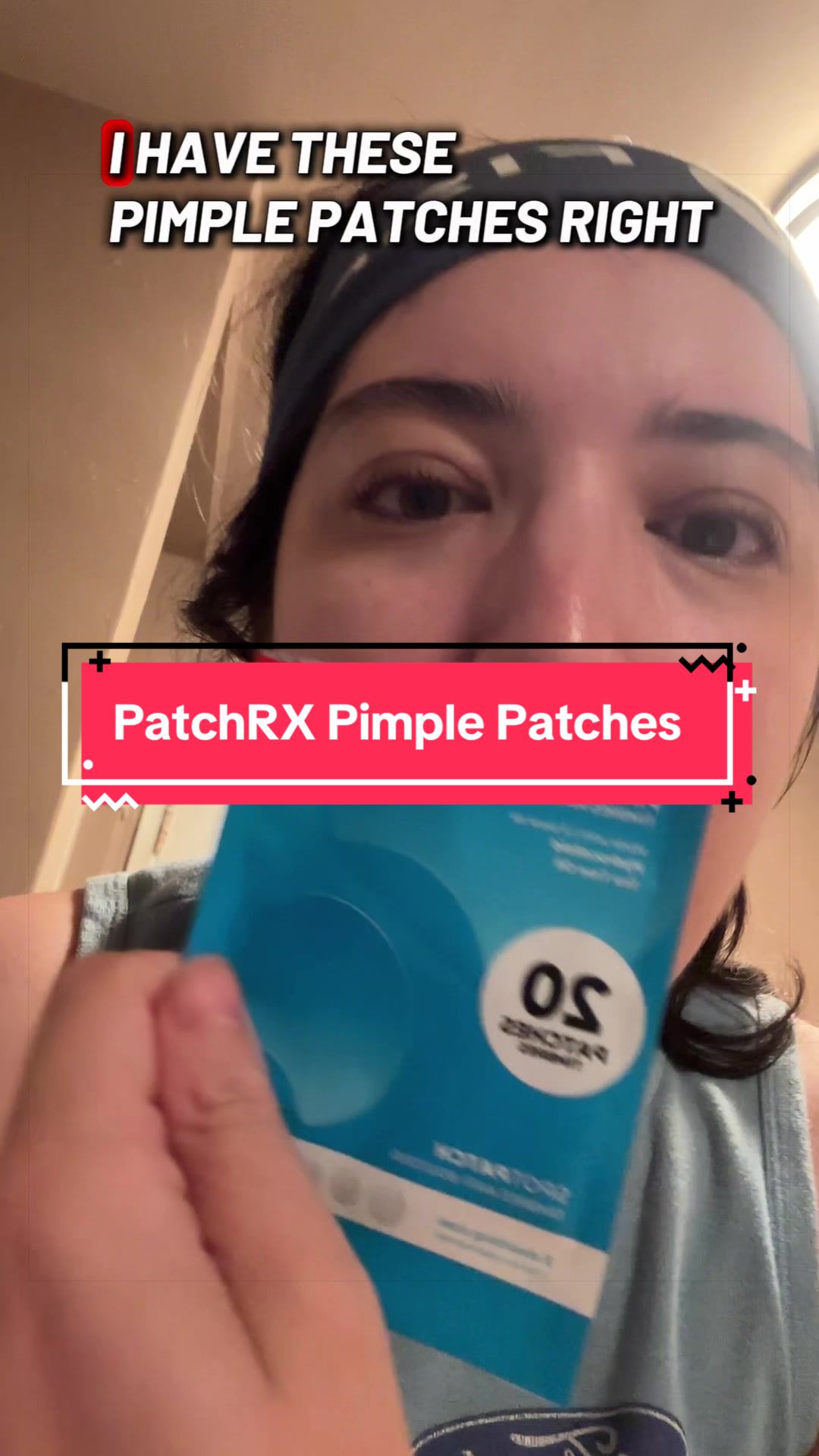TikTok post by @opalsshopfinds for PatchRx. Caption reads: Pimple emergencies? Don't know her 💅 PatchRx....