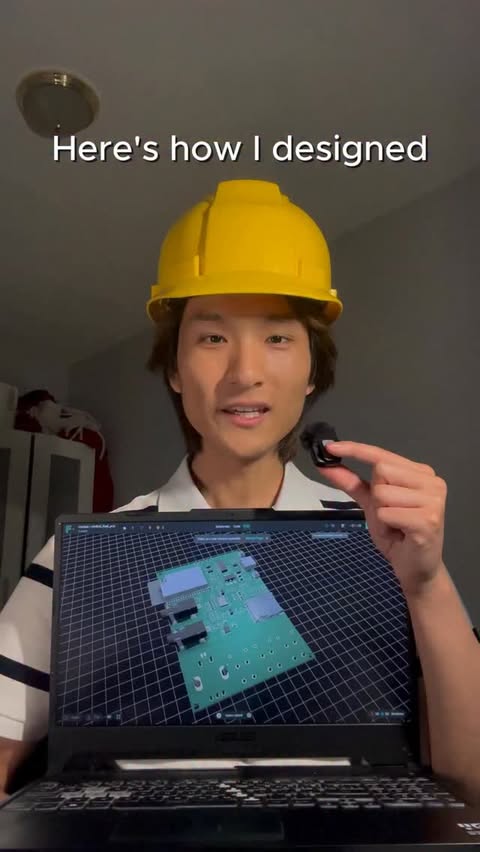 Instagram post by @mixikid for PCBWay. Caption reads: PCB for my mp3 player ✅ @pcbway #technology #music....