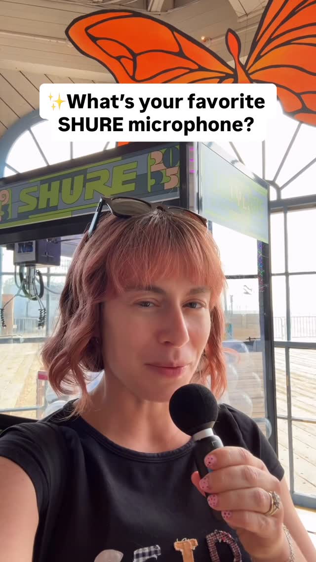 Instagram post by @seids_ for Shure. Caption reads: What’s YOUR favorite @shure microphone?! Had so....