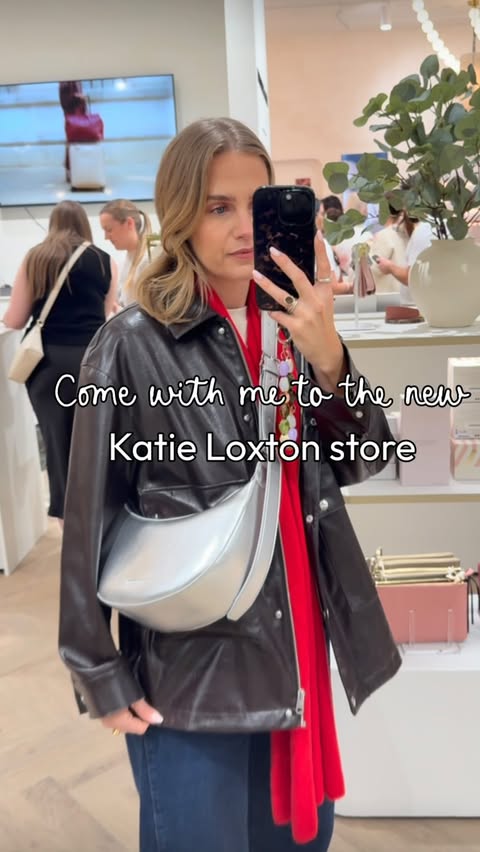 Instagram post by @styledby_mrsj for Katie Loxton. Caption reads: @katieloxton has opened her first stand alone....