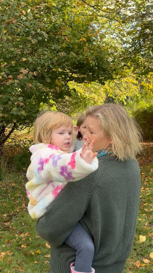 Instagram post by @iamjoannapage for ACANA Petfoods. Caption reads: Ad It’s cozy season!! ☕️There’s nothing I love....