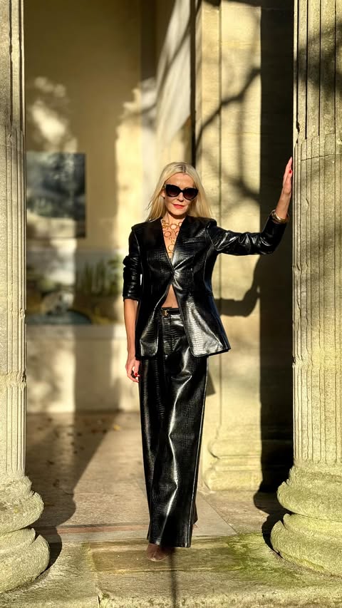 Instagram post by @redsuedeheels for StyleWe. Caption reads: 2 winter @stylewe Faux Leather outfits (AD)

Code:....