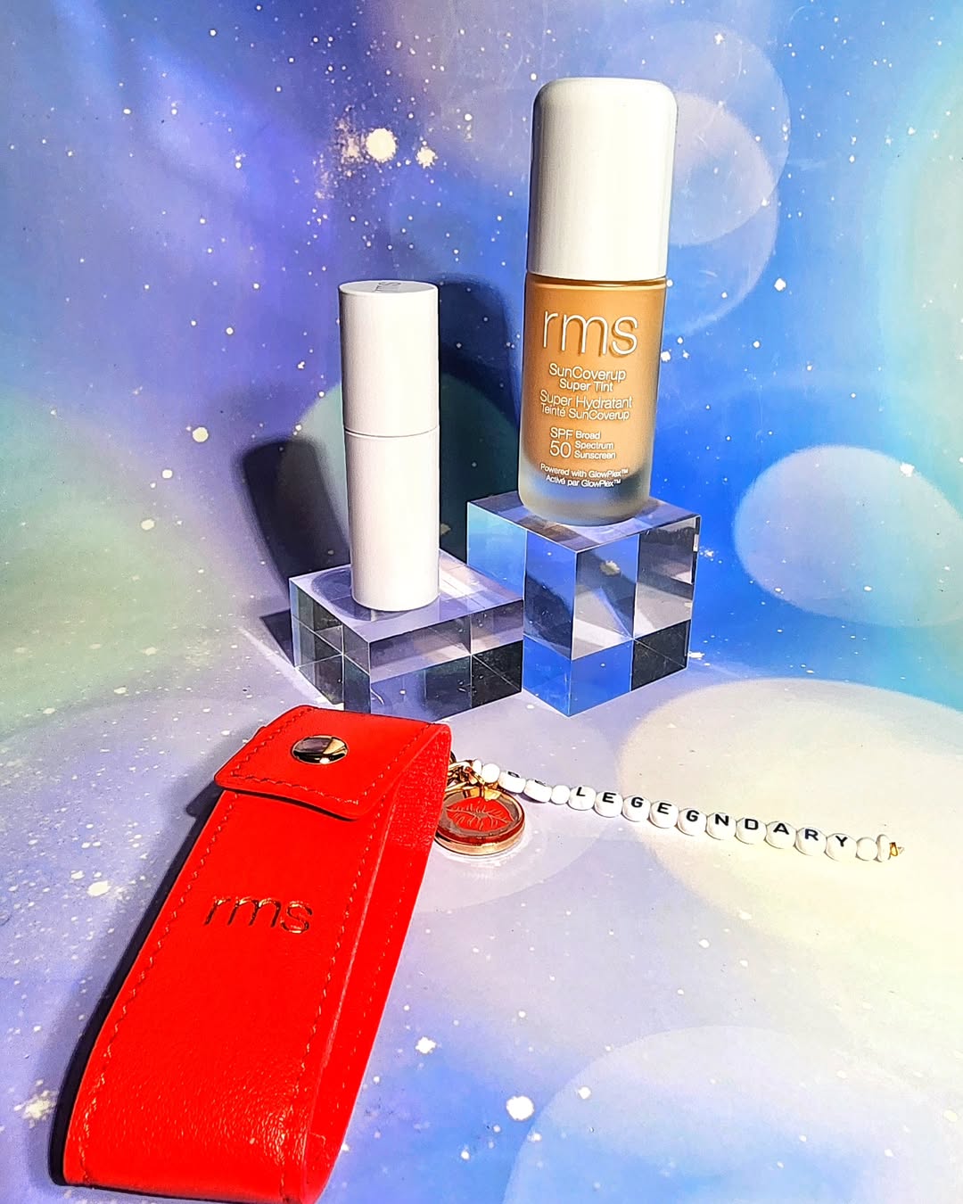 Instagram post by @alena07112 for RMS BEAUTY. Caption reads: Thanks to @rmsbeauty, I was gifted their new....