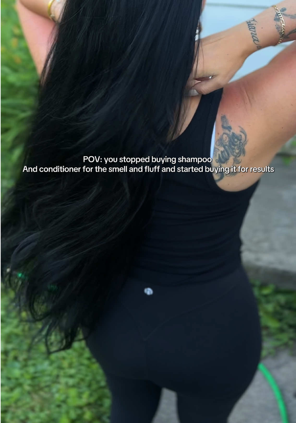 TikTok post by @itssmarij for Maple Holistics. Caption reads: And my hair has never been softer! @Maple....