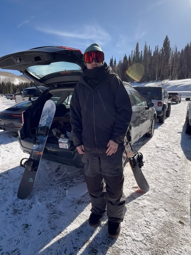 Instagram post by @greglutzka for Trace Minerals. Caption reads: [...] hydrated in the mountains with Trace....