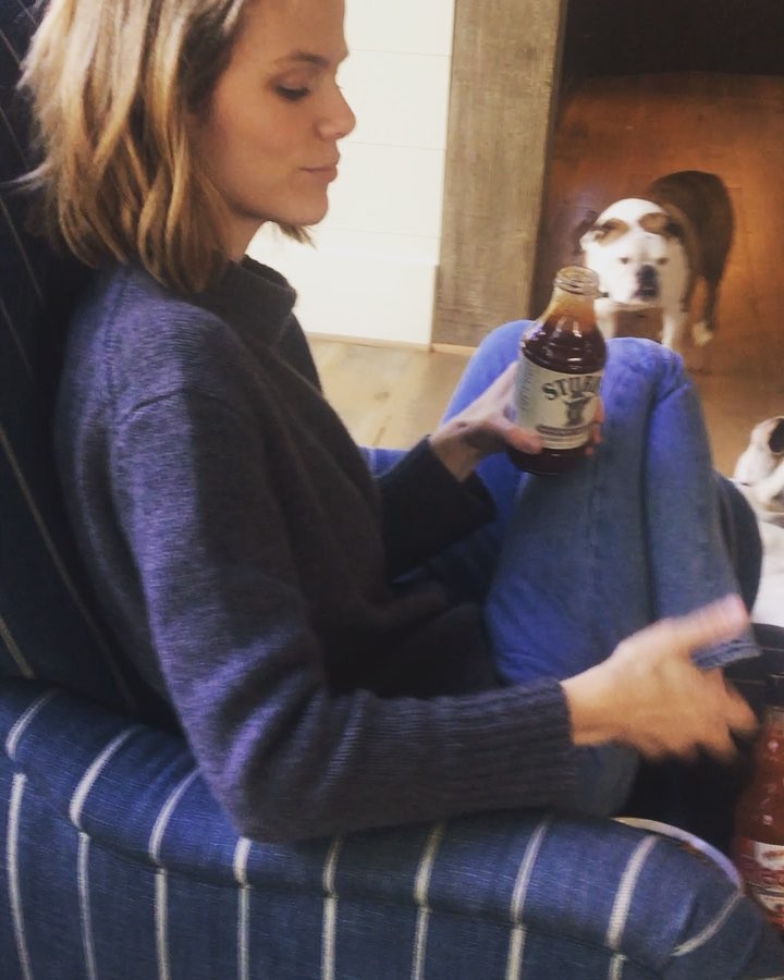 Instagram post by @brooklyndecker for Frank's RedHot. Caption reads: “Me time” watching Carolina on gameday = me....