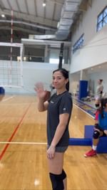 Instagram post by @ella_dejesus for Champion. Caption reads: No pain, no gain.💥 Just a lot of sweat and a....