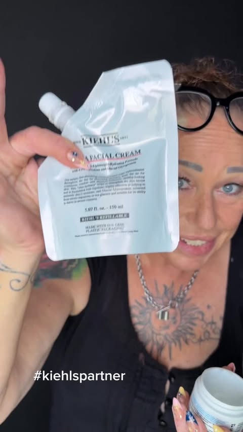Instagram post by @just_janci for Kiehl's Since 1851. Caption reads: #GiftedByKiehls #Kiehls #kiehlsrefillrevolution....