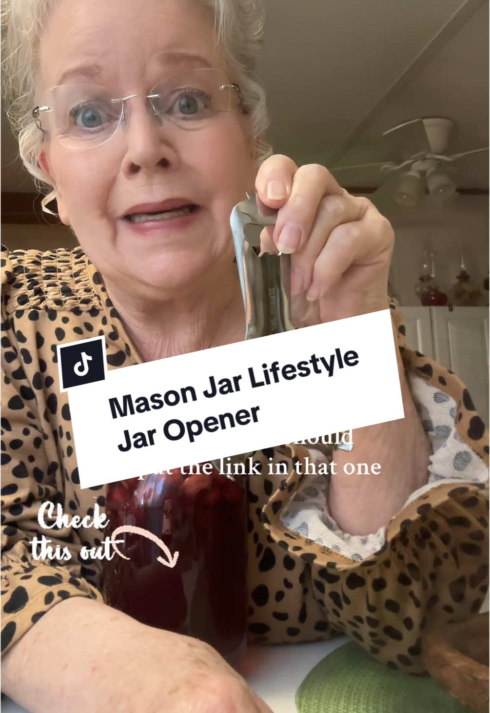 TikTok post by @pattipagewhite for Mason Jar Lifestyle. Caption reads: [...] #foodpreservation @Mason Jar Lifestyle .