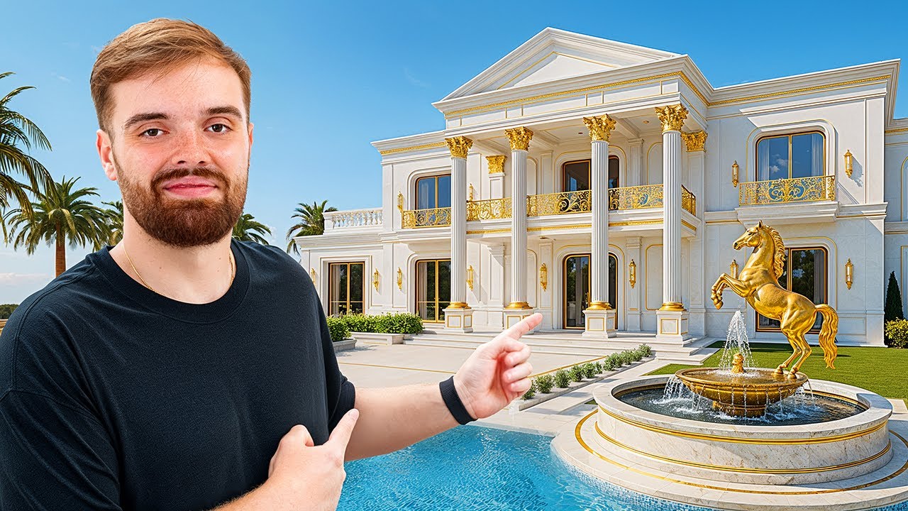 YouTube post by @IbaiLlanos for Revolut. Caption reads: Así Es la Casa Más Cara de España (70.000.000€).