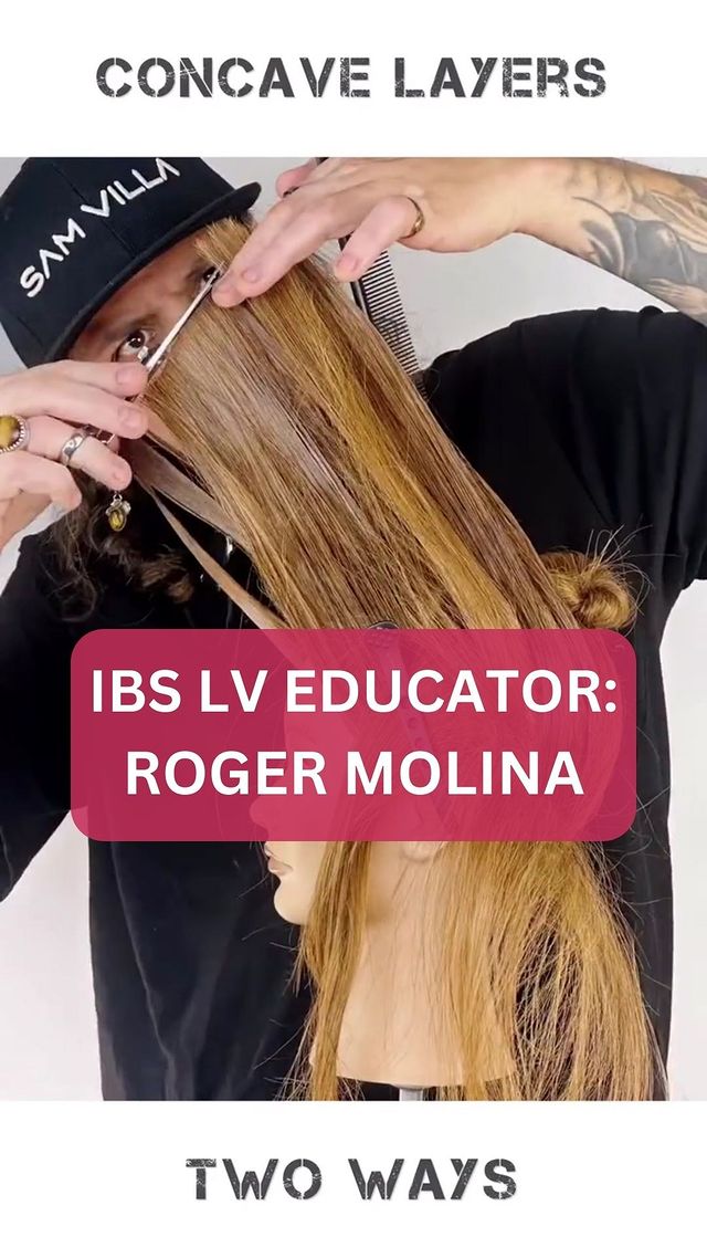Instagram post by @rogermolinahair for American Salon. Caption reads: National educator and artist @rogermolinahair will....