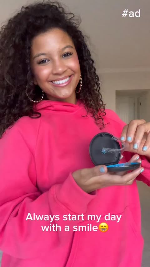 Instagram post by @thebreezy2x for Invisalign. Caption reads: Thanks to Invisalign, I can smile boldly with....