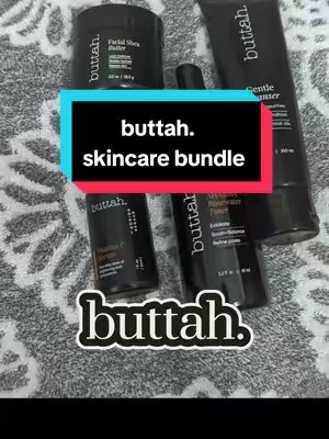 TikTok post by @feefee523 for Buttah Skin. Caption reads: @Buttahskin #skincare #blackownedbusiness [...].