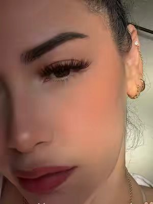 TikTok post by @justyourordinarymom for Brownvenus. Caption reads: @Jolie | Lashes @Brownvenus 🤎✨ OBSESSED WITH....