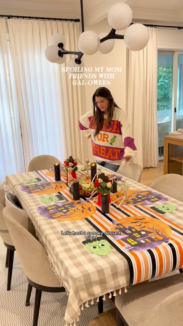 Instagram post by @thekatiebeach for Edible Arrangements®. Caption reads: Turns out, the best Halloween hack is inviting....