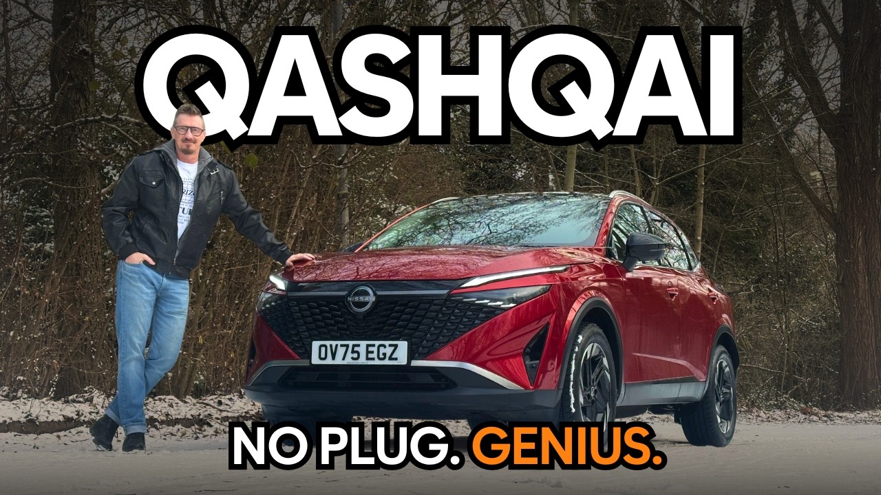 YouTube post by @carsuncoveredofficial for OTTOCAST. Caption reads: NISSAN Qashqai just got VERY interesting!.