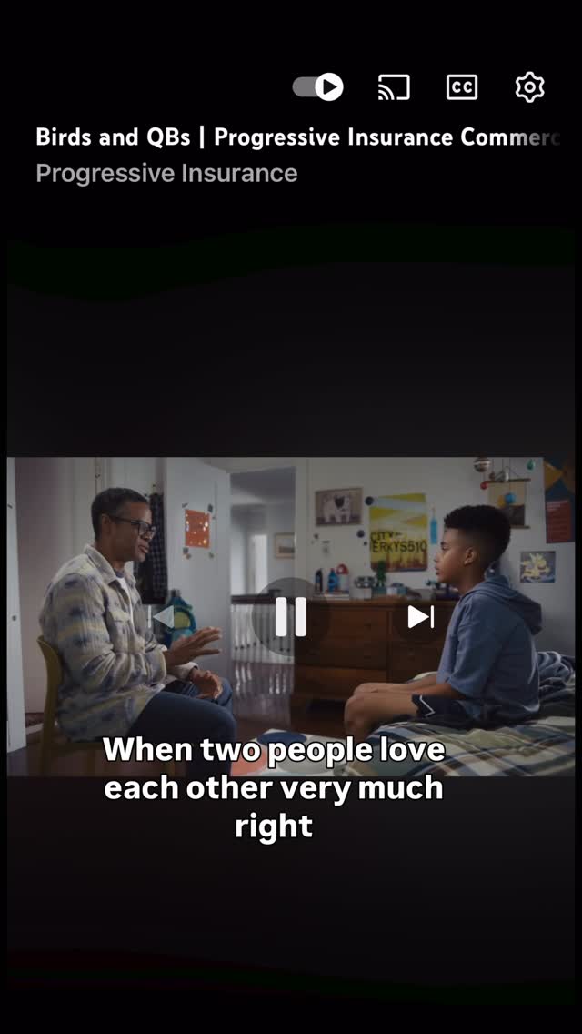 Instagram post by @jordancarlosofficial for Progressive. Caption reads: Got to do a @progressive ad and be awkward AF! *....