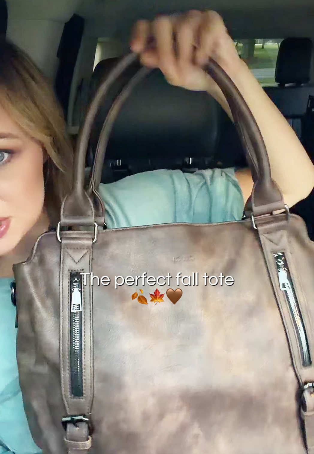 TikTok post by @something_about_sarah for CLUCI. Caption reads: The color options all scream fall! @CLUCI US....