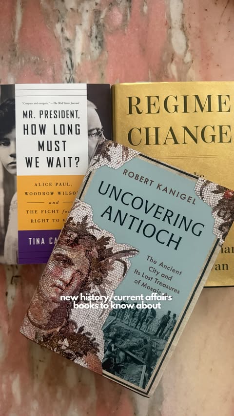 Instagram post by @sincerelyjennifergrace for Simon & Schuster. Caption reads: If you’re looking for some new history and....