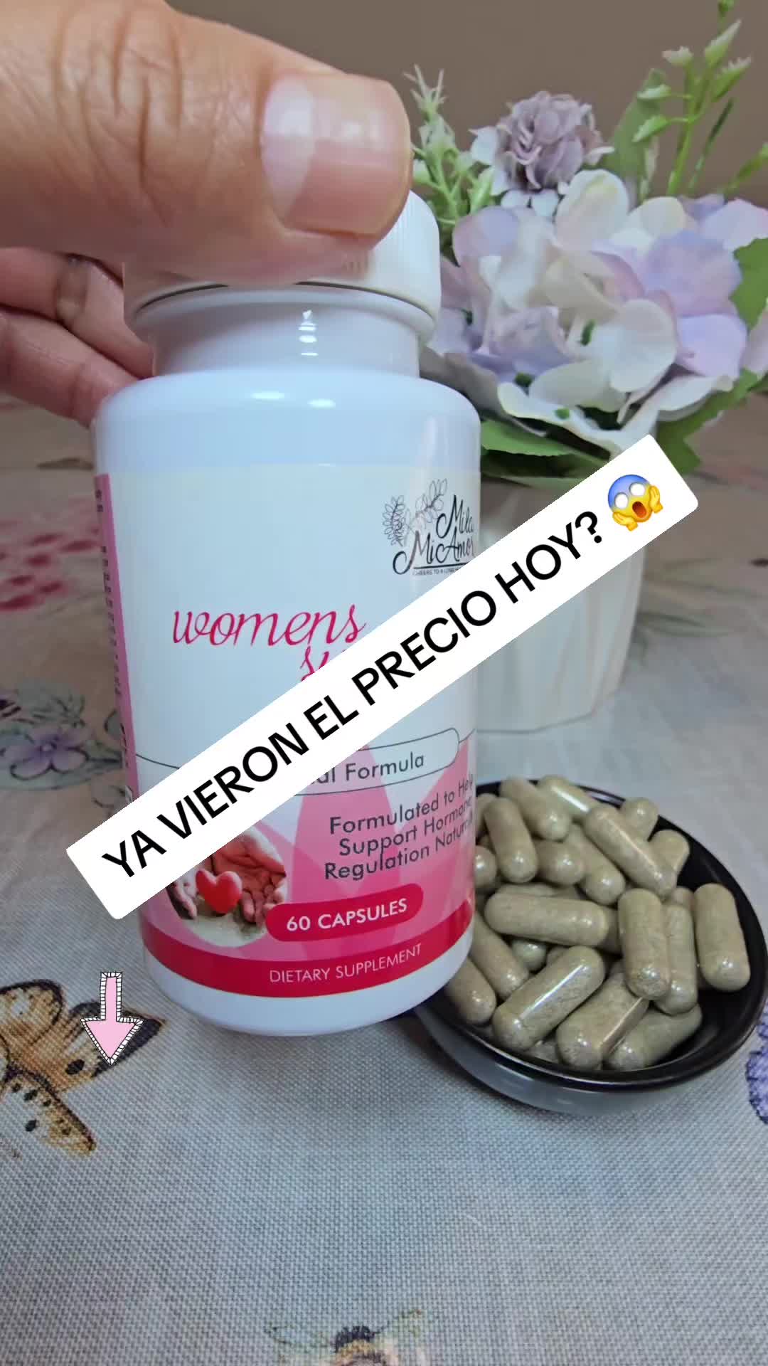 TikTok post by @recetas.de.la.abuela for Mila Miamor. Caption reads: #womenssupport #womenssupportmilamiamor....