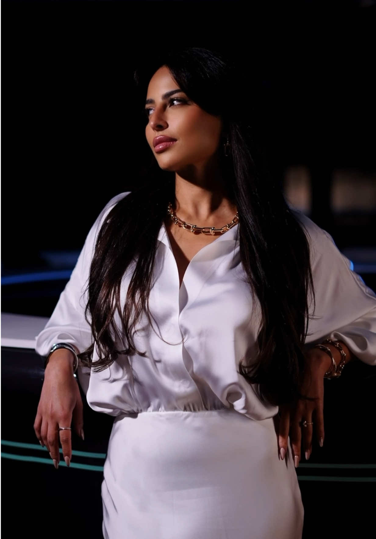 TikTok post by @lamaalakeel for Tiffany & Co.. Caption reads: A bold, timeless symbol of love, the @Tiffany&Co.....