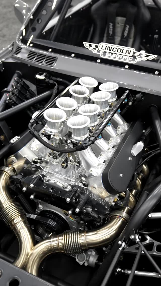 Instagram post by @cam.cocalis for Lincoln Electric. Caption reads: @cam.cocalis’s Tube Chassis 1988 BMW E30 is....